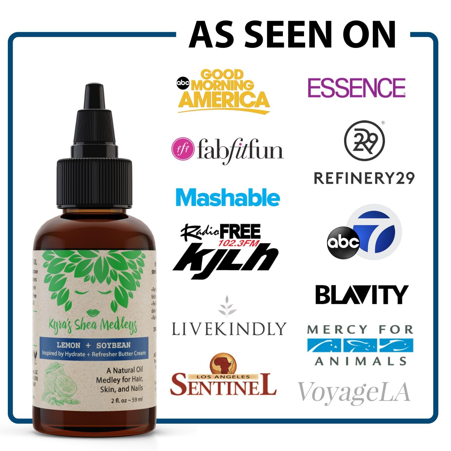 Multiuse Lemon + Soybean Medley for Face Body and Hair Natural Soya Bean Shea - Thumbnail 3