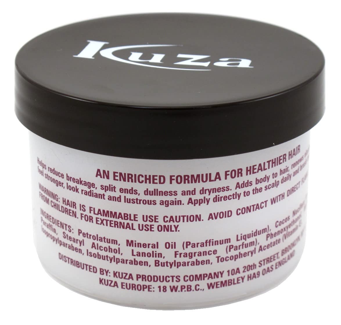 Kuza Coconut Oil Conditioner Hair Dressing for Healthier Hair 4 oz - Thumbnail 2