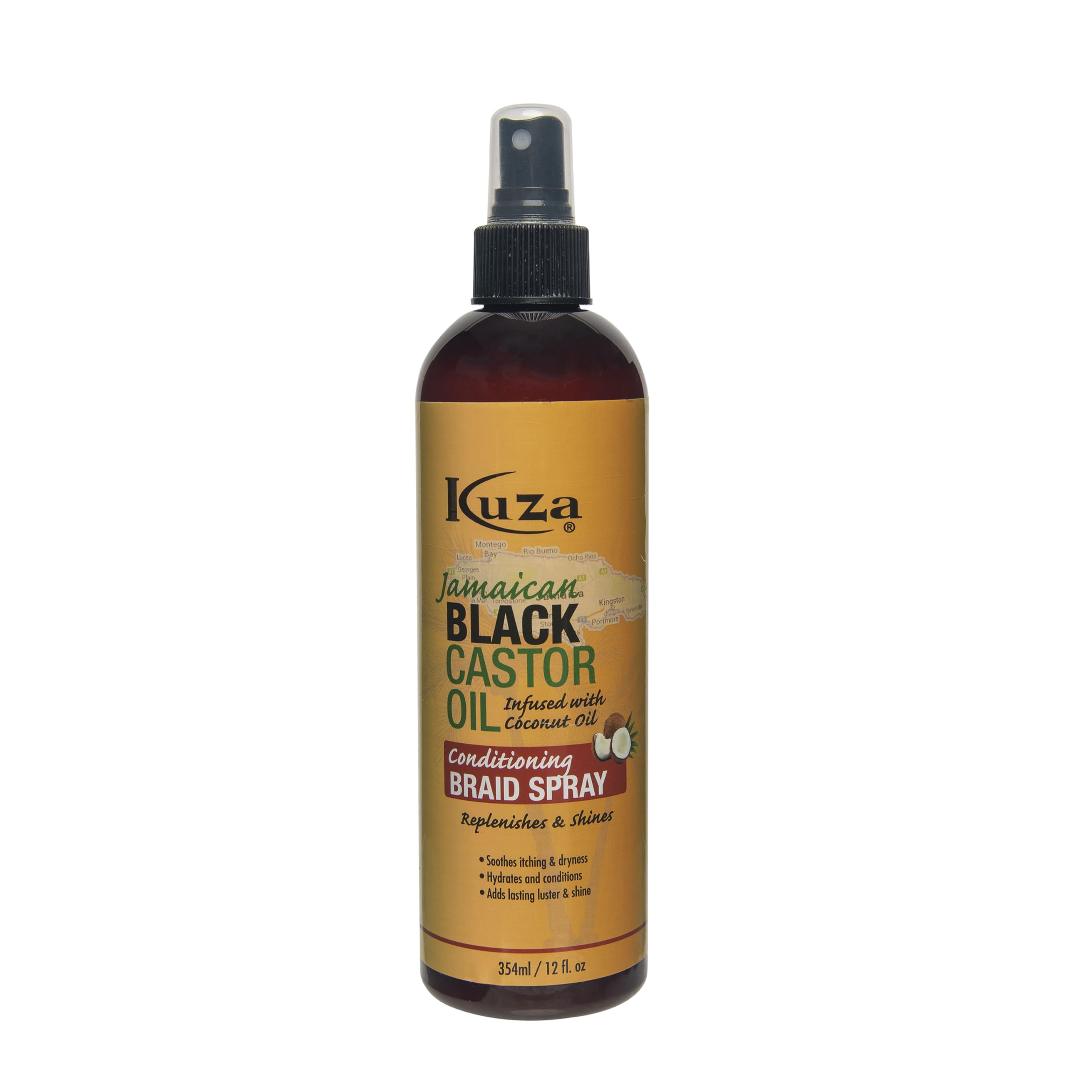 Kuza Jamaican Black Castor Oil Conditioning Braid Infused With Coconut Oil for