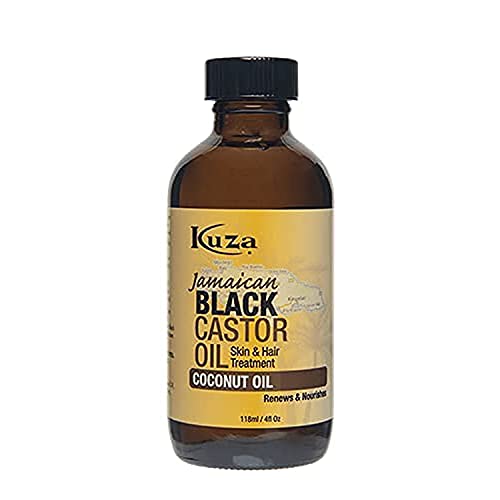 Kuza Jamaican Black Castor Oil Skin Hair Treatment Coconut Oil 4 Fl Oz - Thumbnail 3