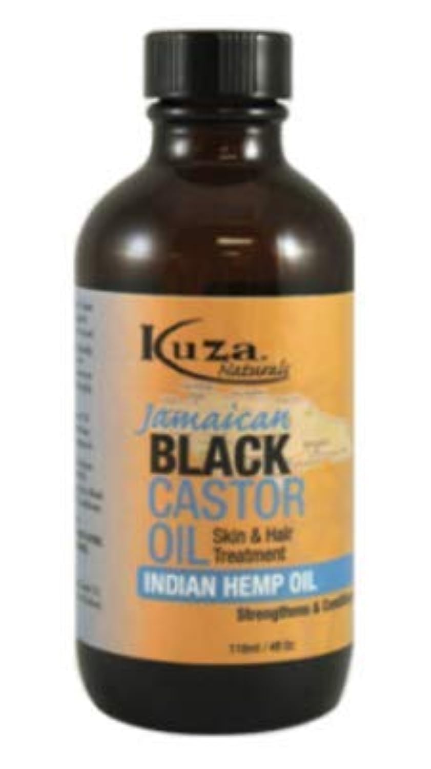 Kuza Jamaican Black Castor Oil Skin Hair Treatment Indian Hemp Oil 4 Fl Oz - Thumbnail 2