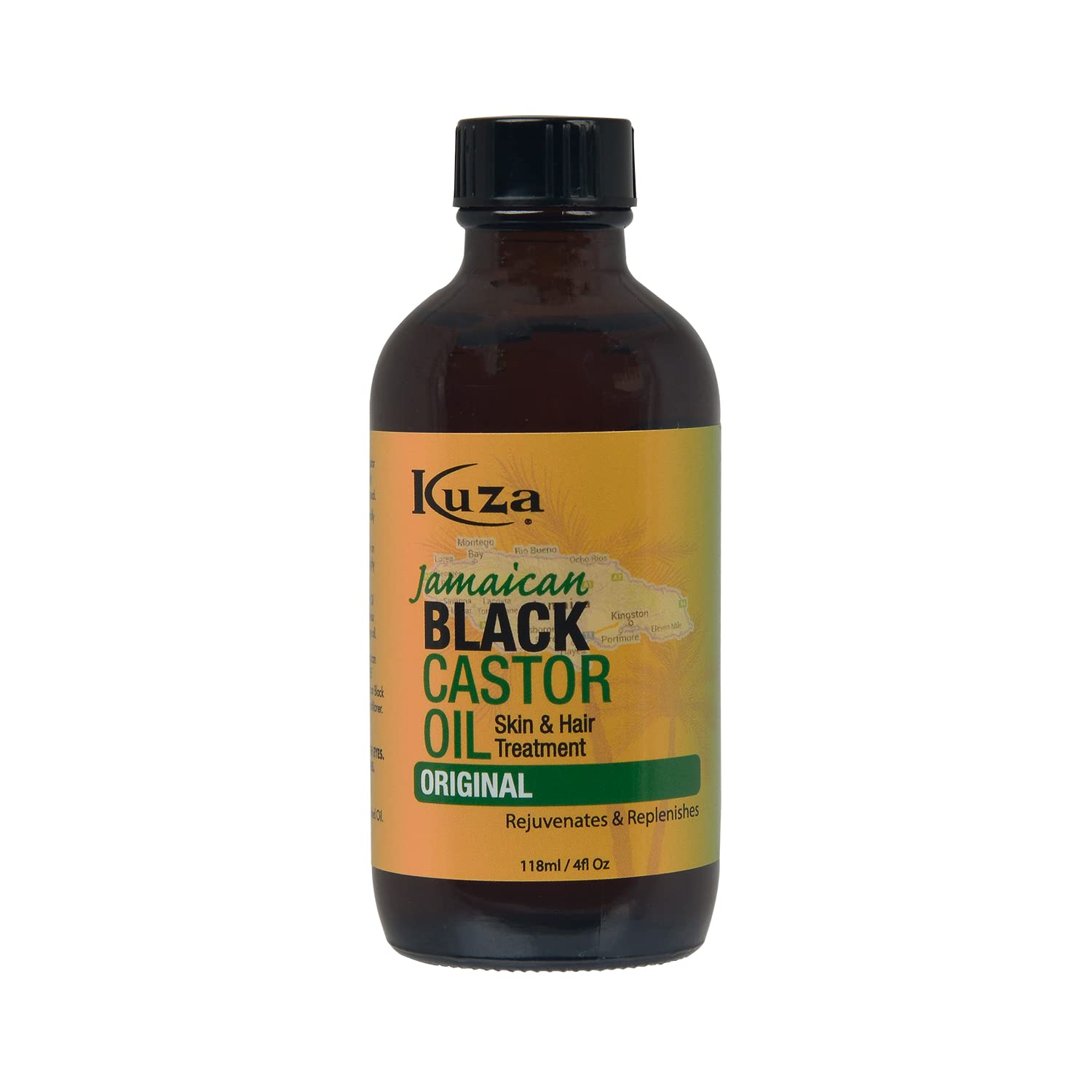 Kuza Jamaican Black Castor Oil Skin Hair Treatment Original 4 Fl Oz