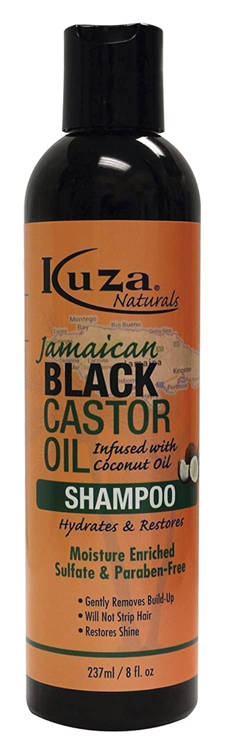 Kuza Jamaican Black Castor Oil Shampoo Infused With Coconut Oil for All Hair - Thumbnail 2