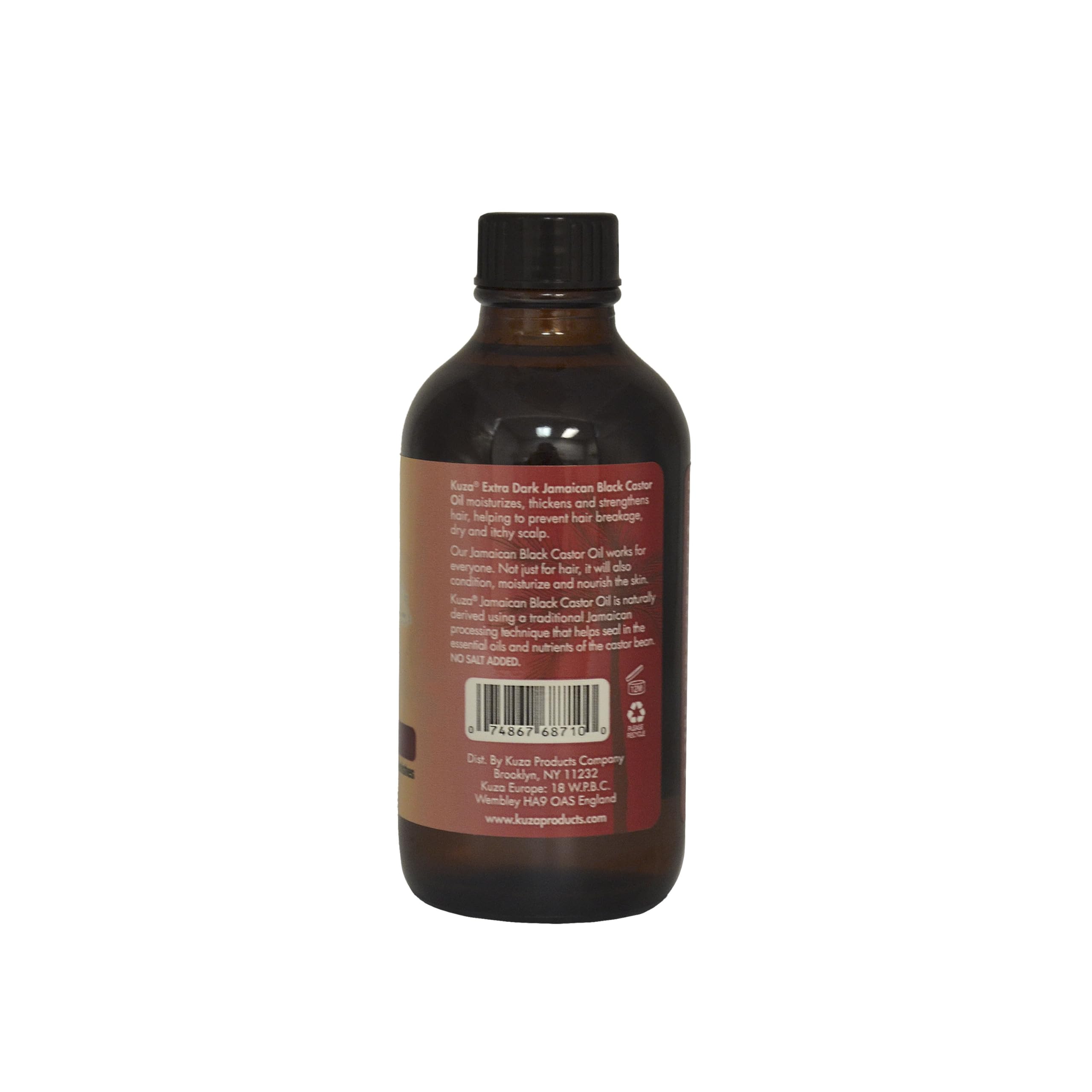 Kuza Jamaican Black Castor Oil Skin Hair Treatment Extra Dark 4 Fl Oz - Thumbnail 2