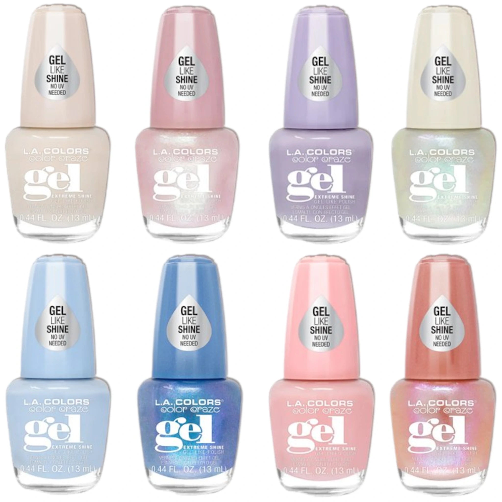 (24-pack) L.A. Colors Aura Halo Nail Polish Collection - Thumbnail 3