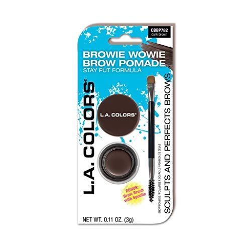(12-pack) L.A. Colors Brow Pomade - Dark Brown - Thumbnail 3