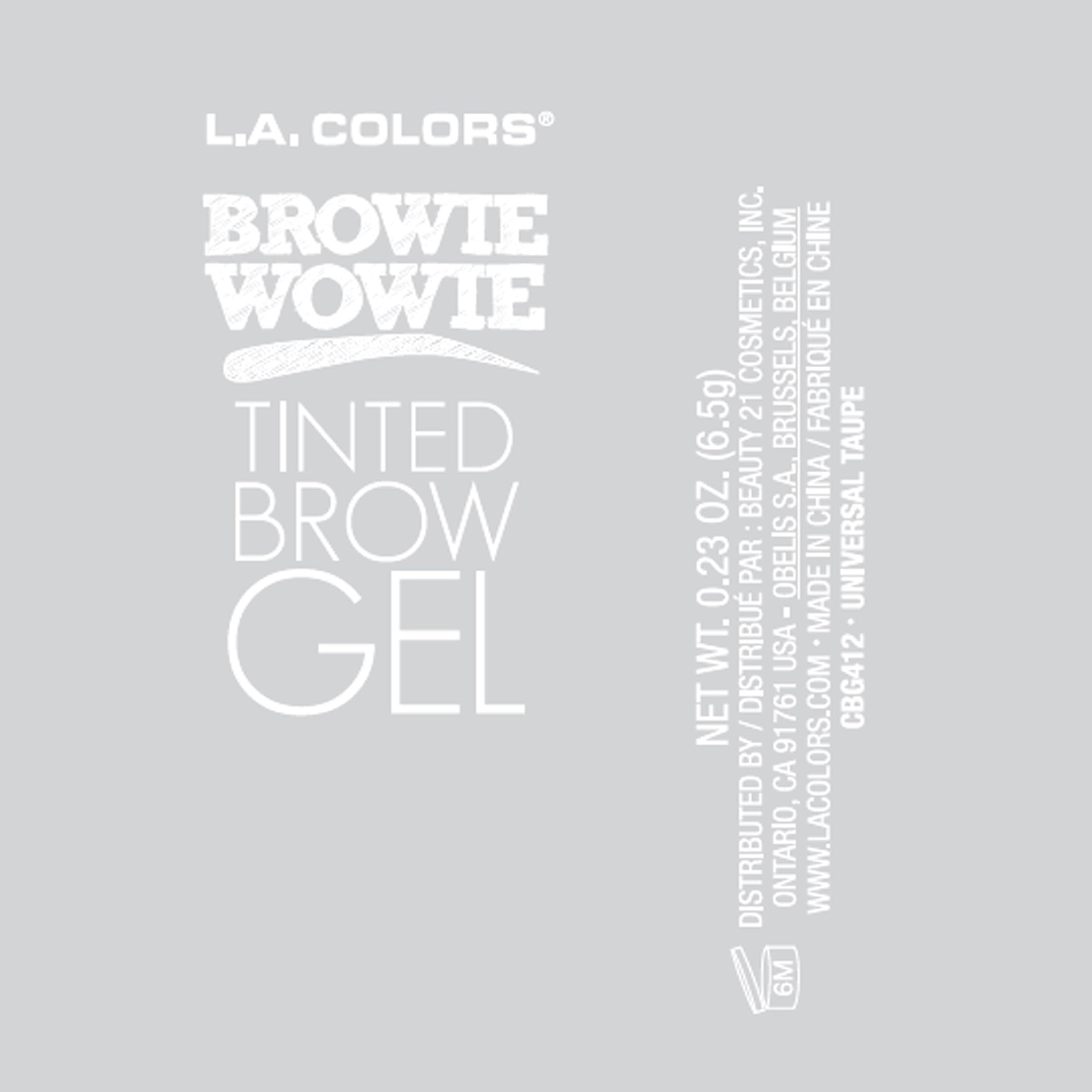 (18-pack) L.A. Colors Browie Wowie Brow Tinted Gel Assorted