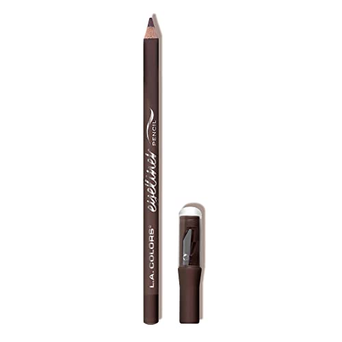 (6-pack) L.A. Colors Eyeliner Pencil With - In Sharpener - Brown - Thumbnail 2