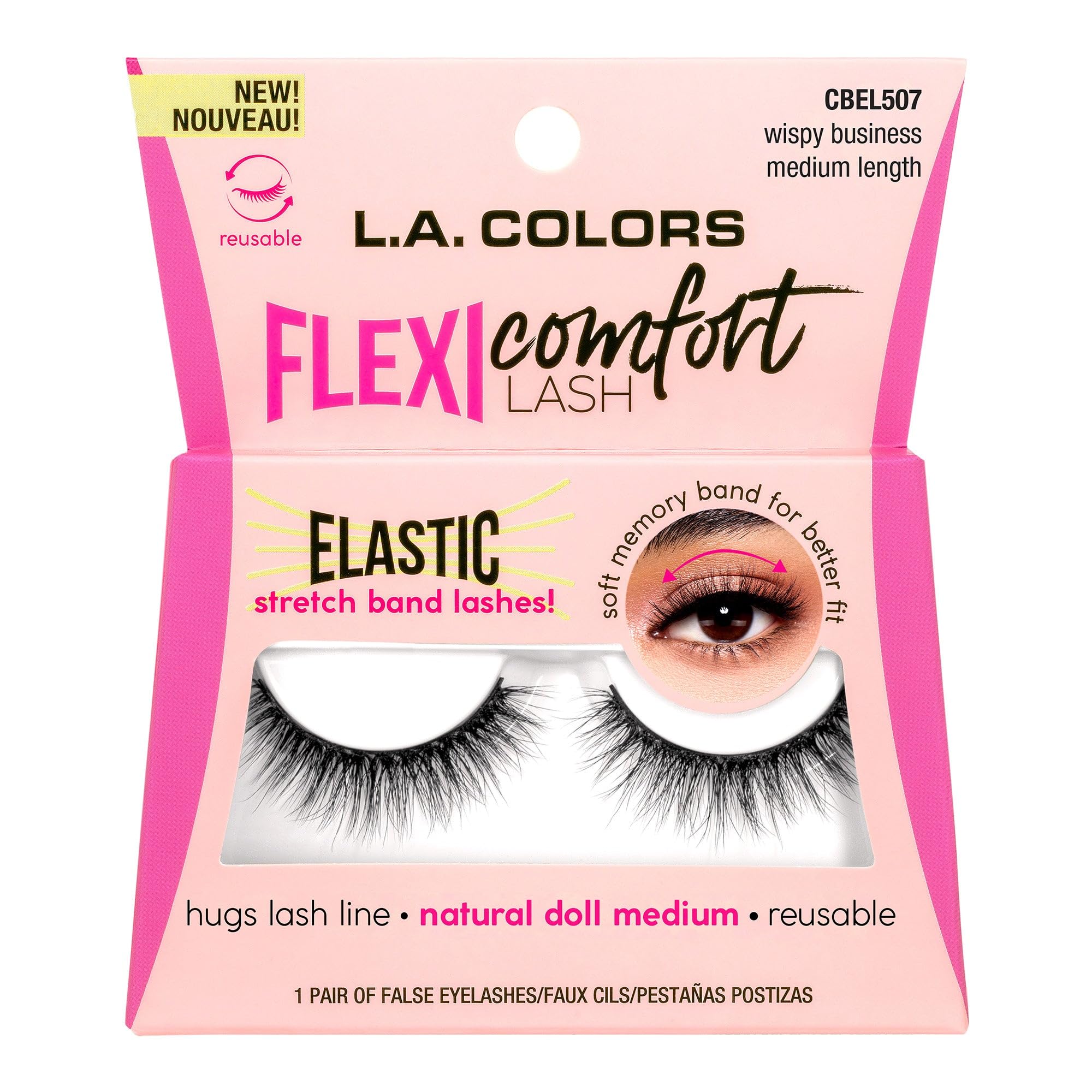 (18-pack) L.A. Colors Flexi Comfort Lash - Thumbnail 3
