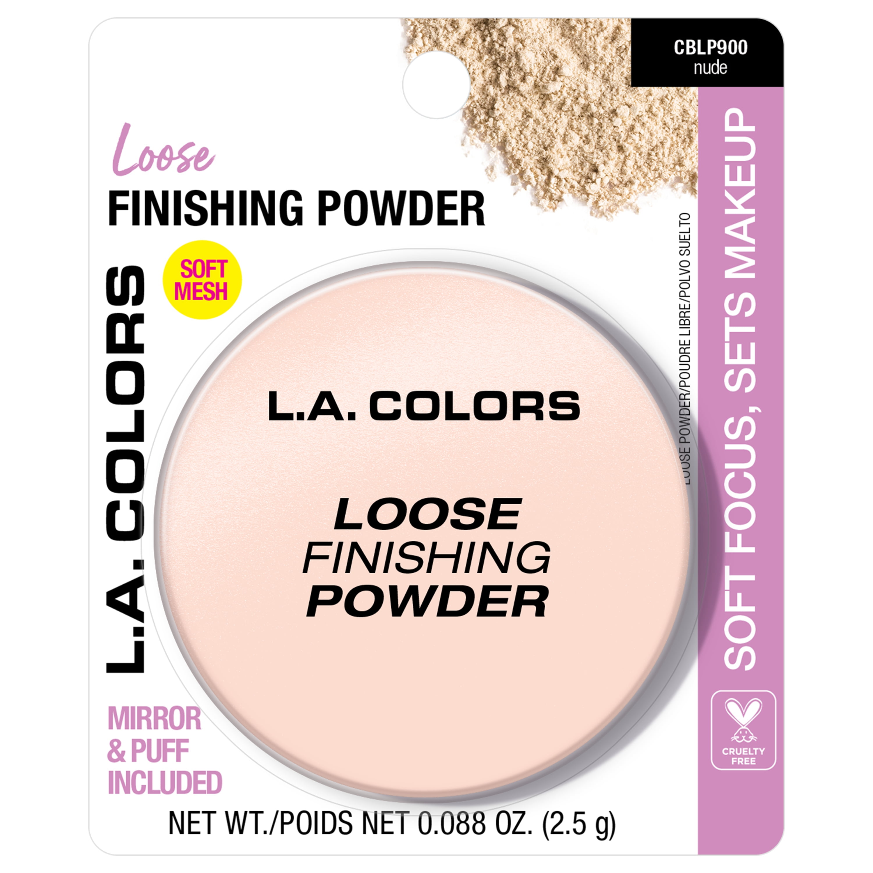 (3-pack) L.A. Colors Loose Finishing Powder Nude - Thumbnail 3