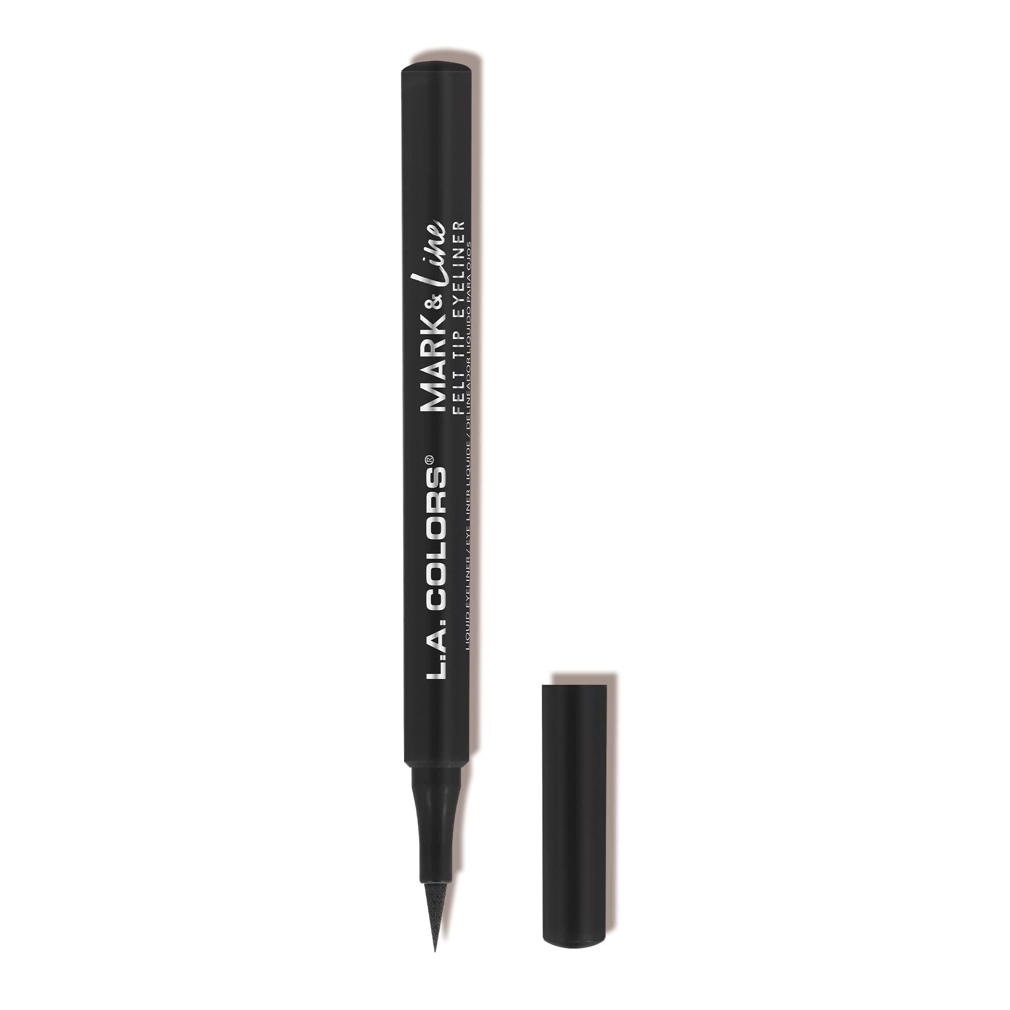 (6-pack) L.A. Colors Mark & Line Felt Tip Eyeliner Black - Thumbnail 3
