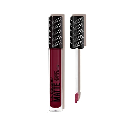(18-pack) L.A. COLORS Matte Liquid Lip Color, Danger CLG408 - Thumbnail 3