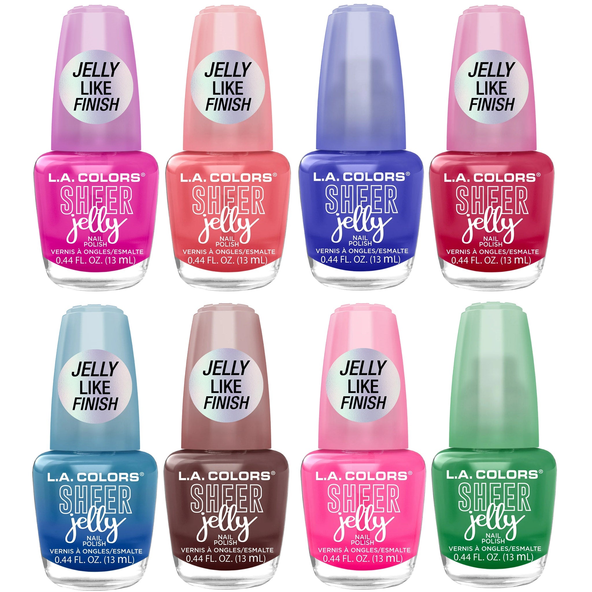 (24-pack) L.A. Colors Sheer Jelly Polish - Thumbnail 2
