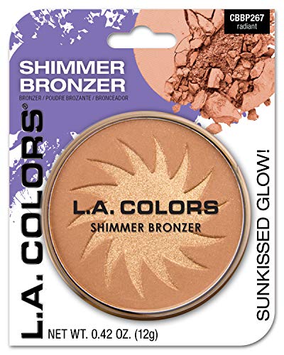 (12-pack) L.A. Colors Shimmer Bronzer Radiant - Thumbnail 2