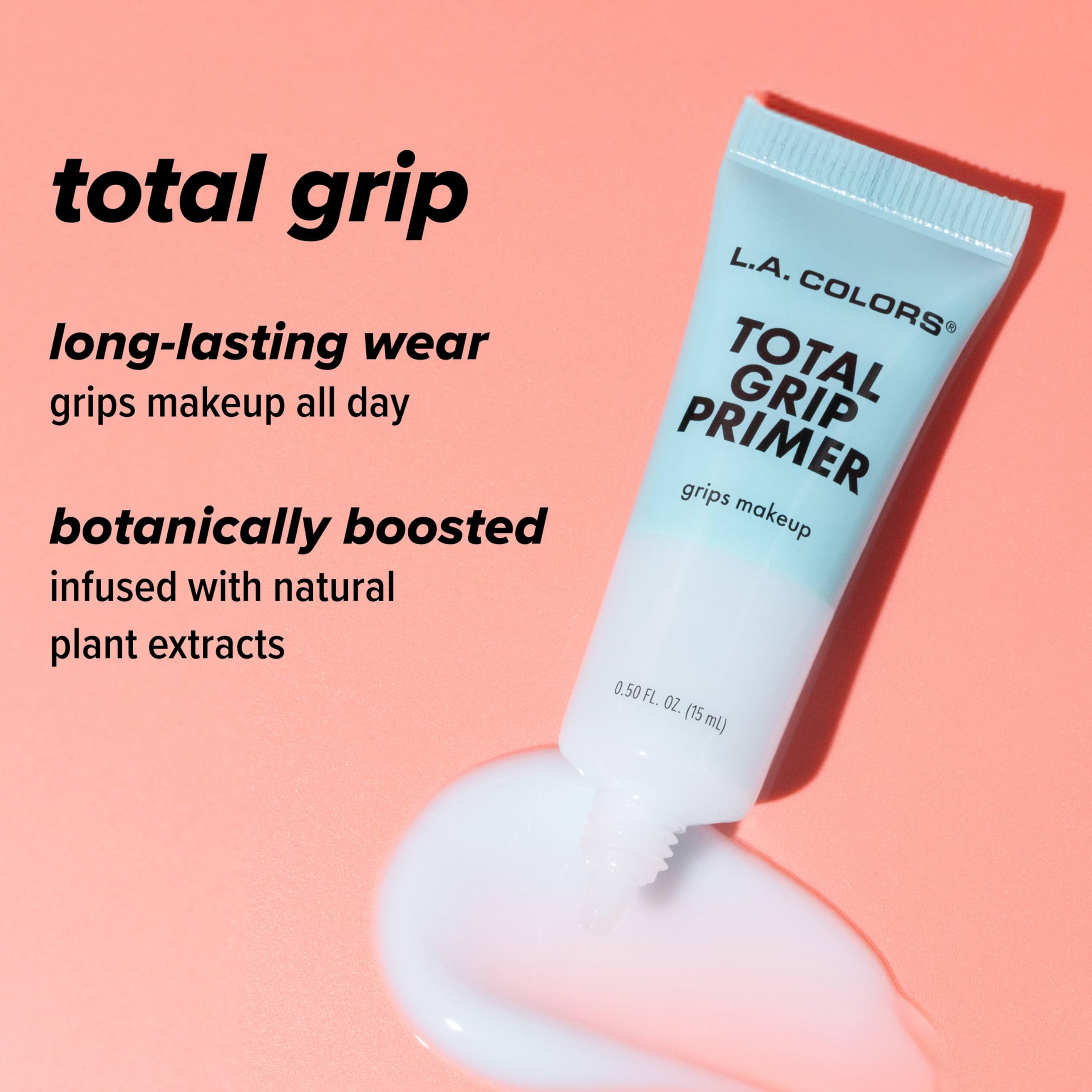 (24-pack) L.A. COLORS Total Grip Primer CFP293, Hydrating Formula with Glycerin and Botanical Extracts, Refreshes and Extends Makeup Wear, All Skin Types - Thumbnail 3