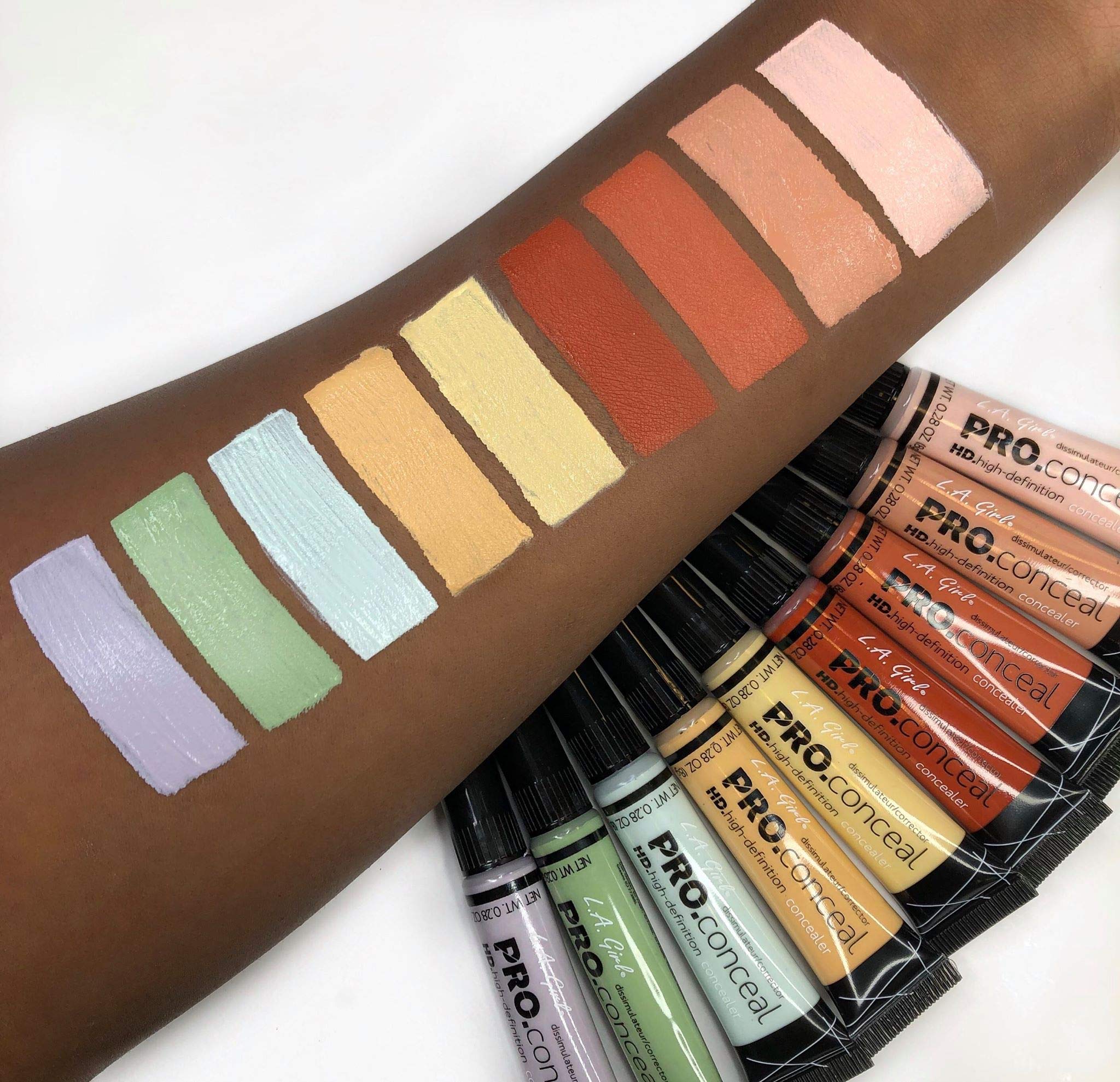 (12-pack) L.A. Girl Pro Conceal HD Concealer, Light Yellow Corrector, 0.28 Ounce (GC995) - Thumbnail 3