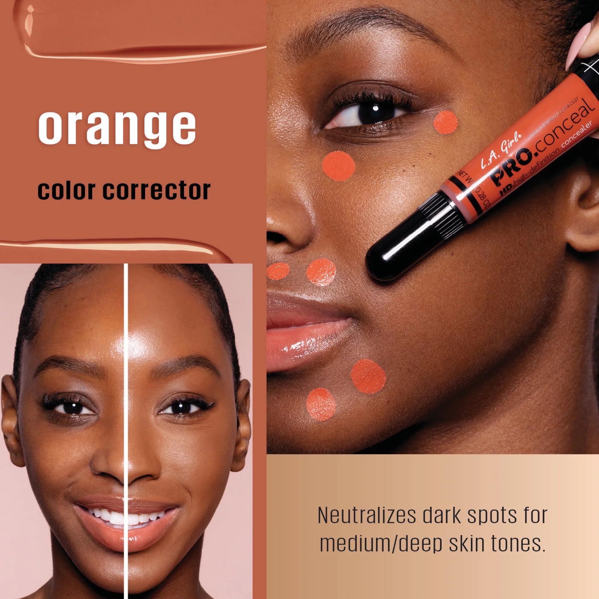 (12-pack) L.A. Girl HD Pro Conceal - Orange - Thumbnail 3