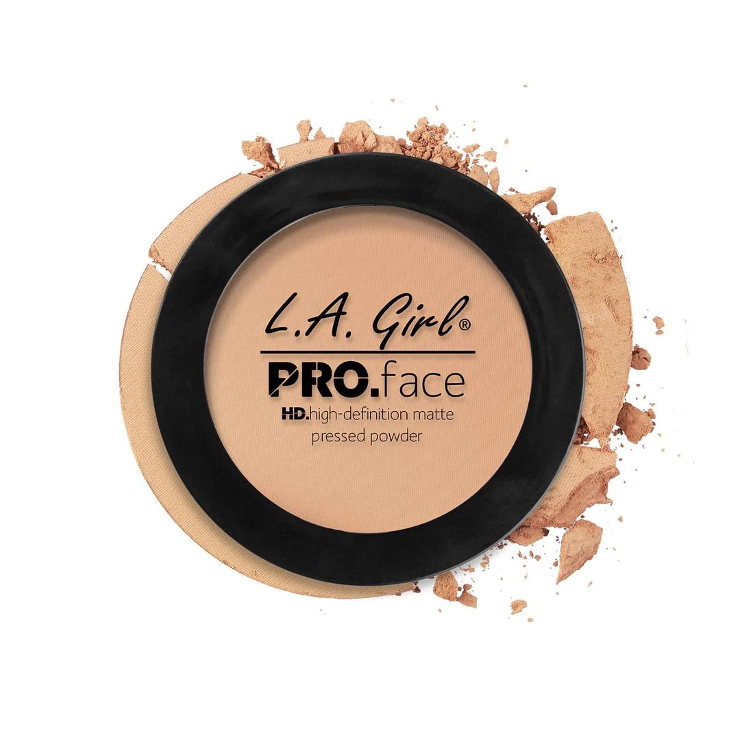 (6-pack) L.A. Girl Pro.Face Matte Pressed Powder, Buff GPP606 - Thumbnail 4
