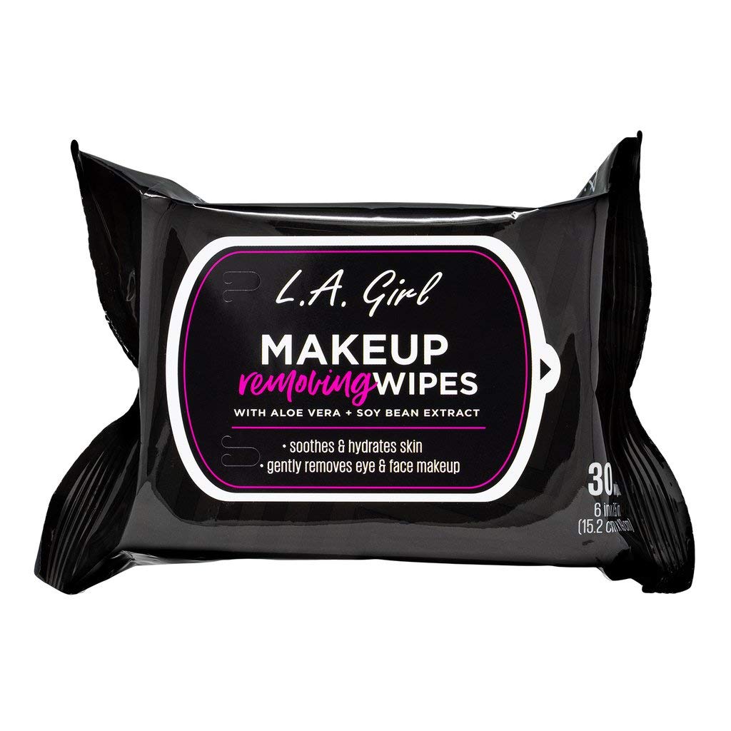 (6-pack) L.A. Girl Makeup Removing Wipes, G20100 G20100