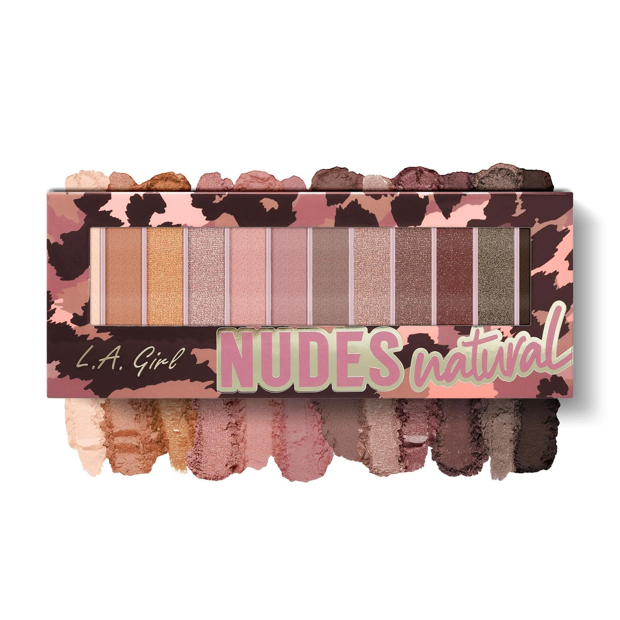 (24-pack) L.A. Girl Nudes Eyeshadow Palette, Natural GES316