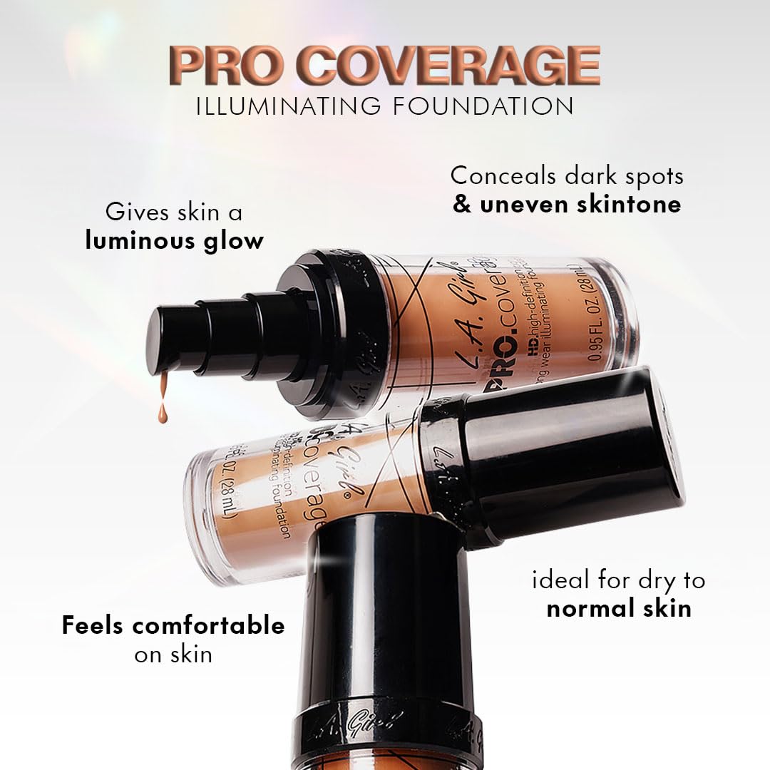 (12-pack) L.A. Girl Pro Coverage Hd Foundation - White - Thumbnail 2