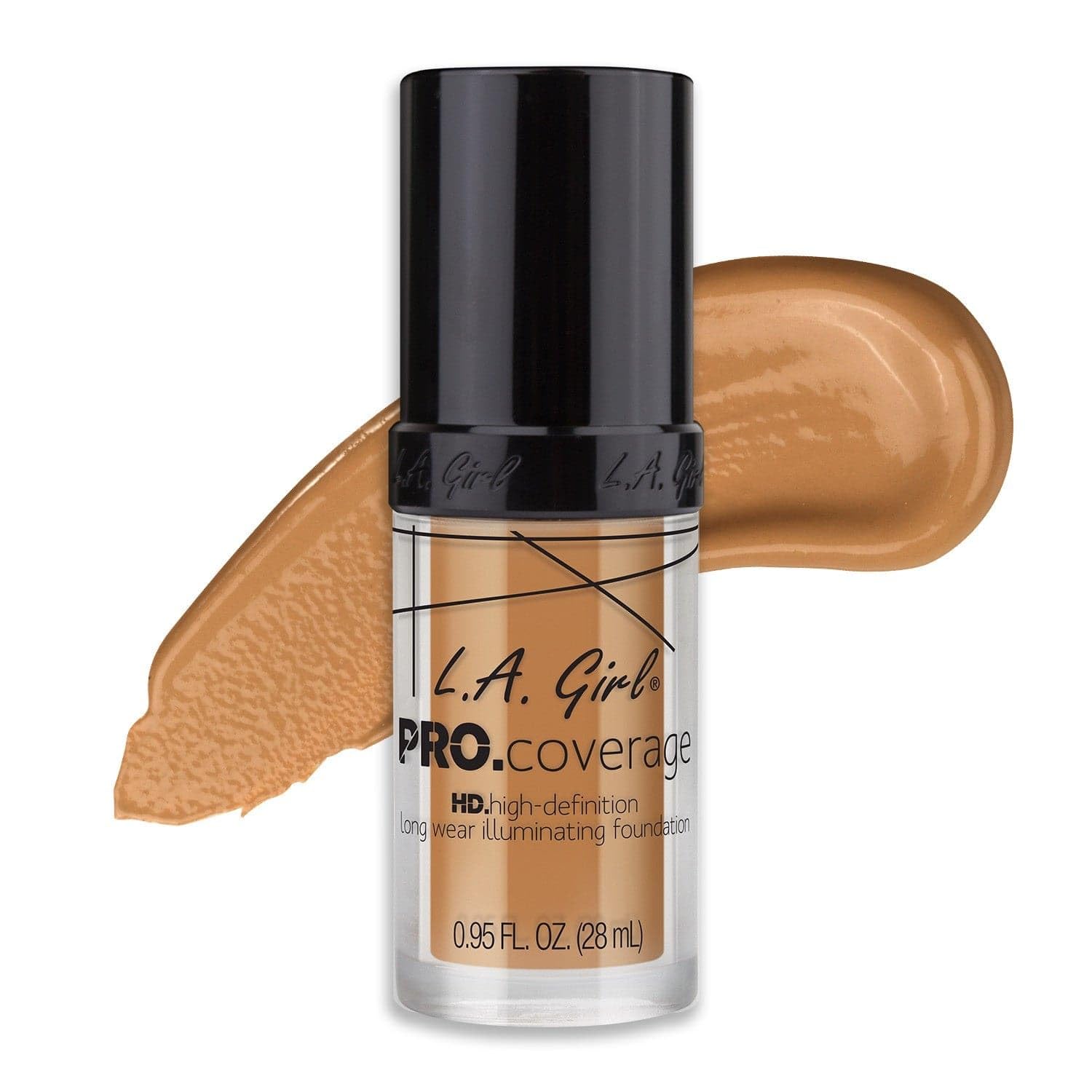 (12-pack) L.A. Girl Pro Coverage Liquid Foundation, Nude Beige, 0.95 Fl Oz - Thumbnail 3