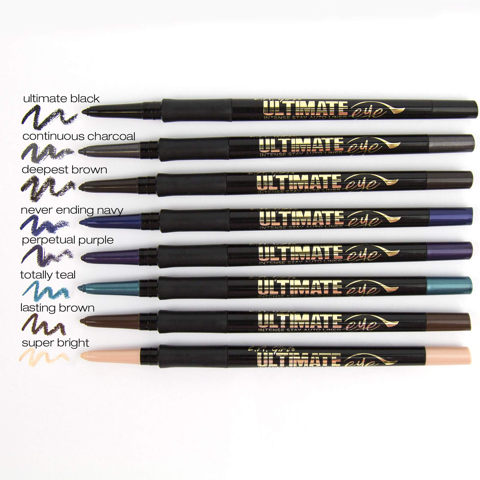 (96-pack) L.A. Girl Ultimate Auto Eyeliner Assorted - Thumbnail 2