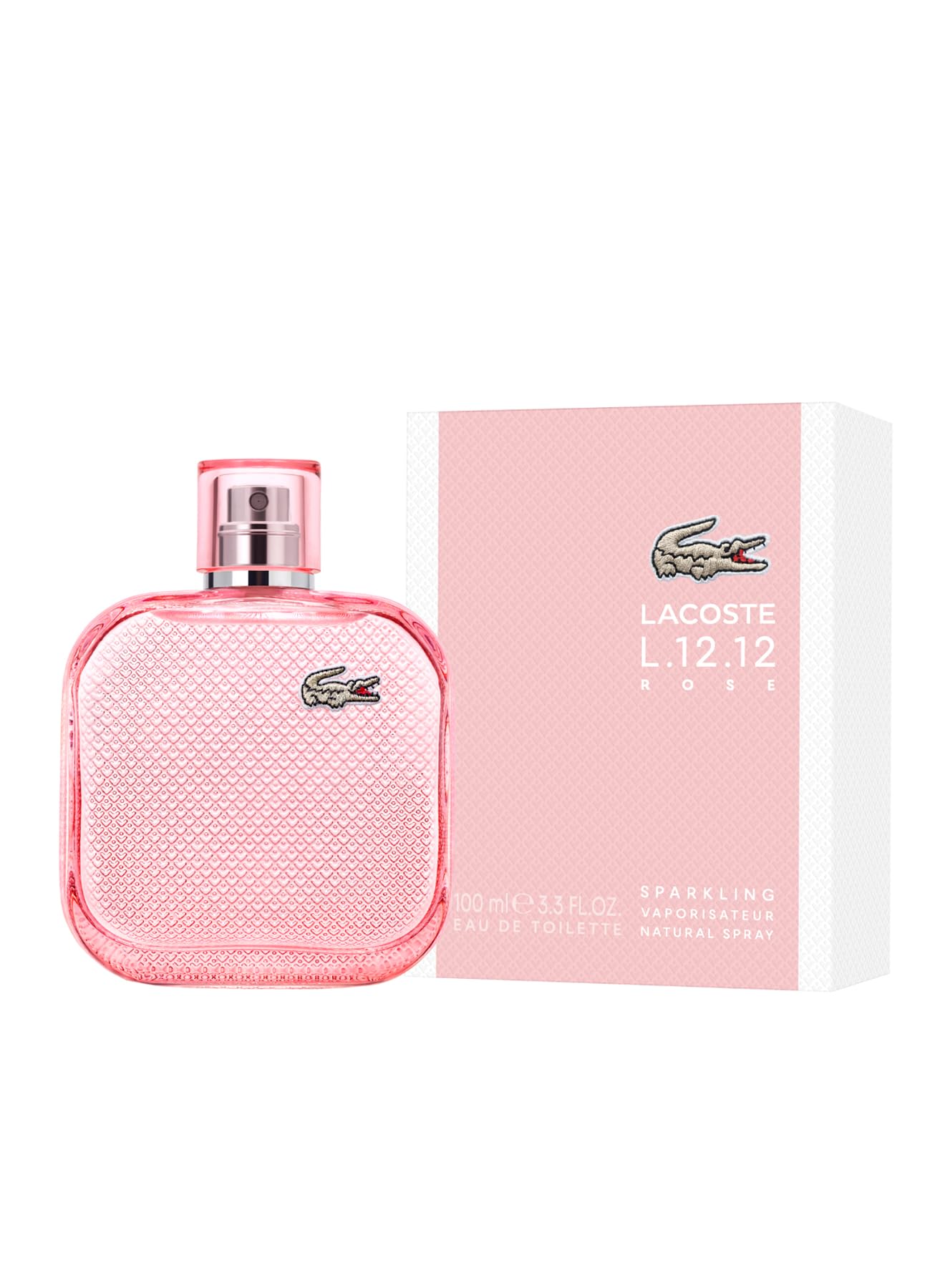 Lacoste Lacoste Eau de L.12.12 Rose Sparkling EDT 3.3 oz - Thumbnail 2