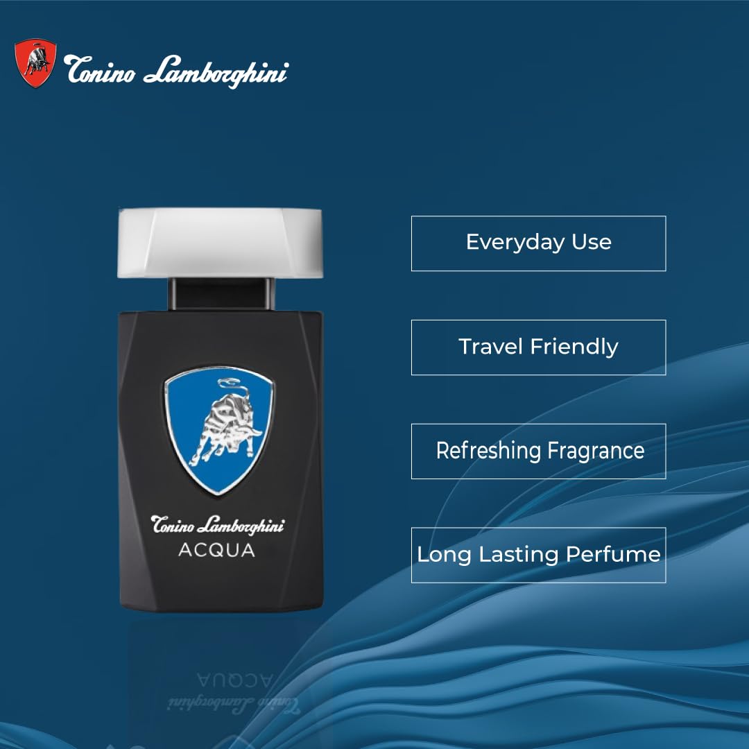 Tonino Lamborghini Acqua By For Men EDT 4.2 oz - Thumbnail 2