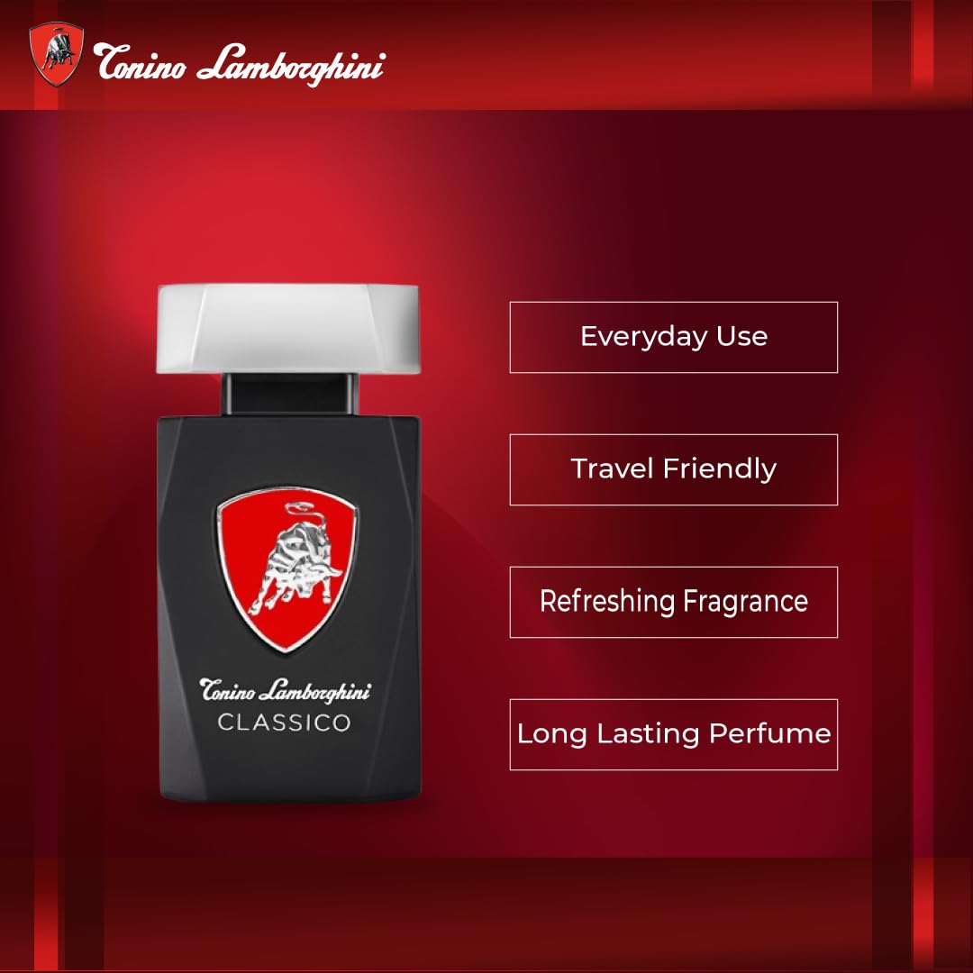 Tonino Lamborghini Classico Men EDT 4.2 oz - Thumbnail 2