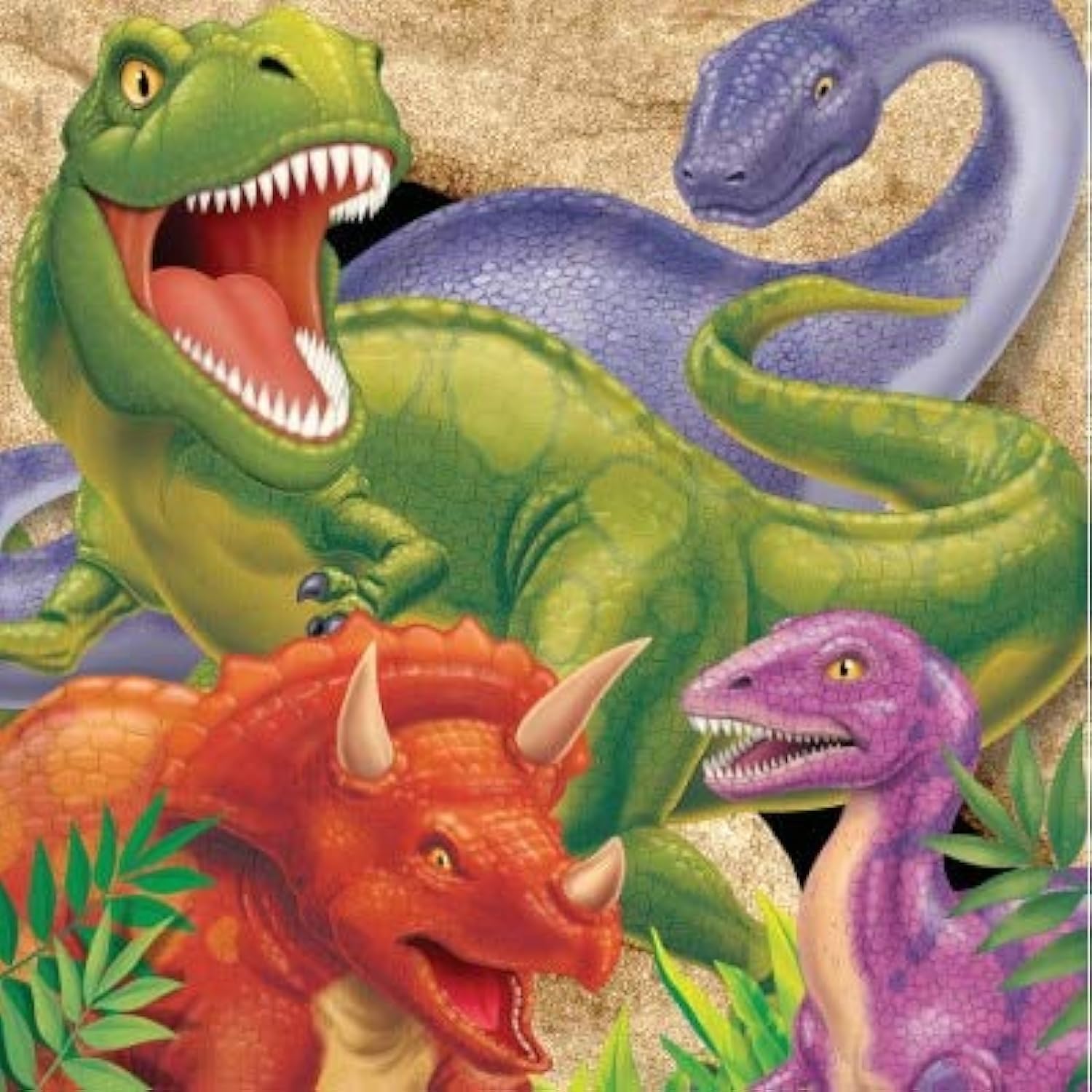 [Tester] Creative Converting Dinosaur 3 Ply Paper Luncheon Napkins Lunch Dino Blast - Thumbnail 2