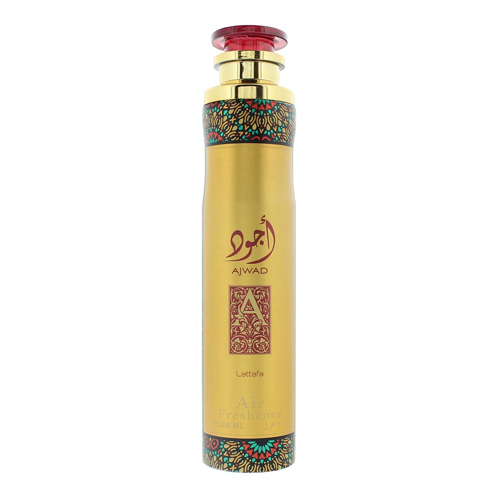 Lattafa Ajwad Fruity Floral Amber Woody Air Freshener / 300 ml (10.1 oz)