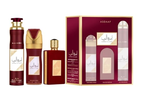 [Set] Lattafa Ameerat Al Arb 3.4 L+ 6.8 Deo + 10.0 Air Freshener United Arab Emir. - Thumbnail 2