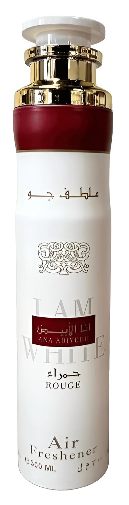 Lattafa Ana Abiyedh Rouge Spicy Woody Amber Musky Air Freshener / 300 ml (10.1