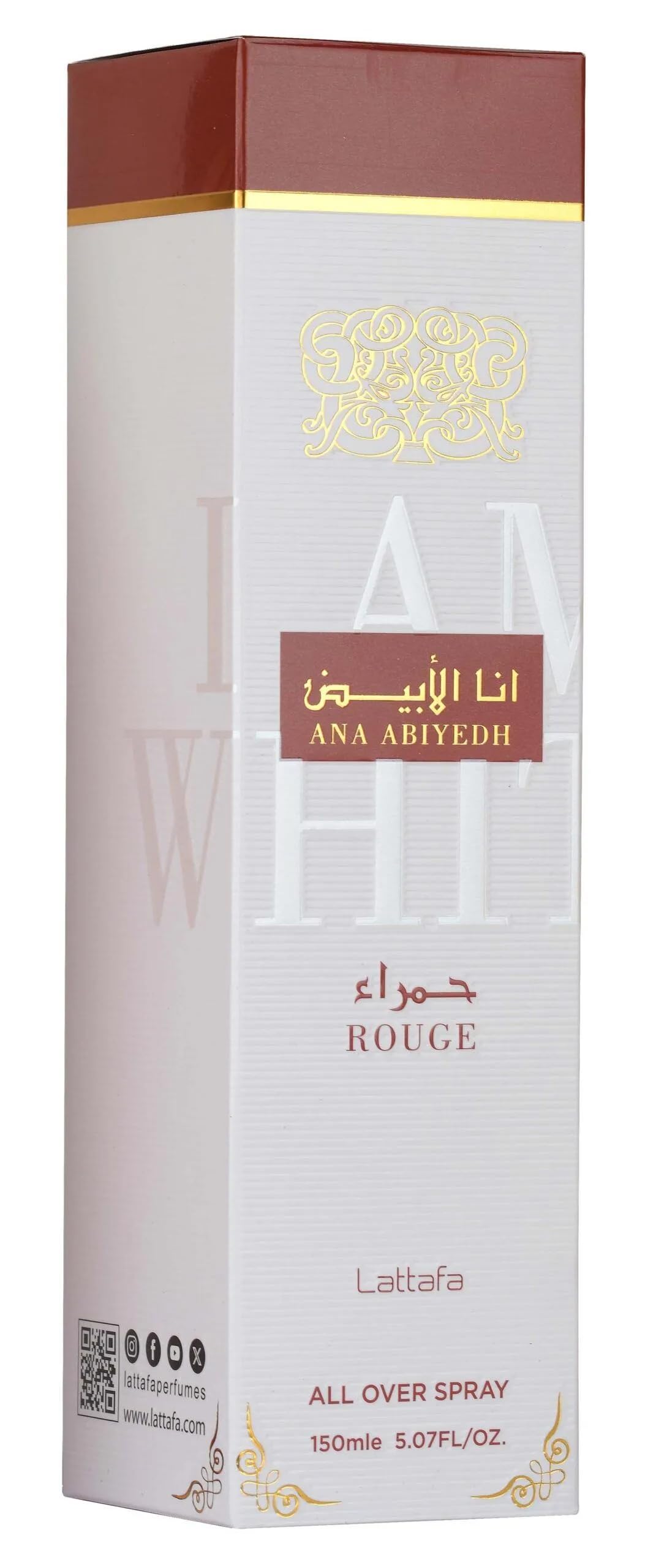 [Deodorant] Lattafa Ana Abiyedh Rouge Fruity Gourmand Floral Musky All Over Long Lasting / - Thumbnail 3