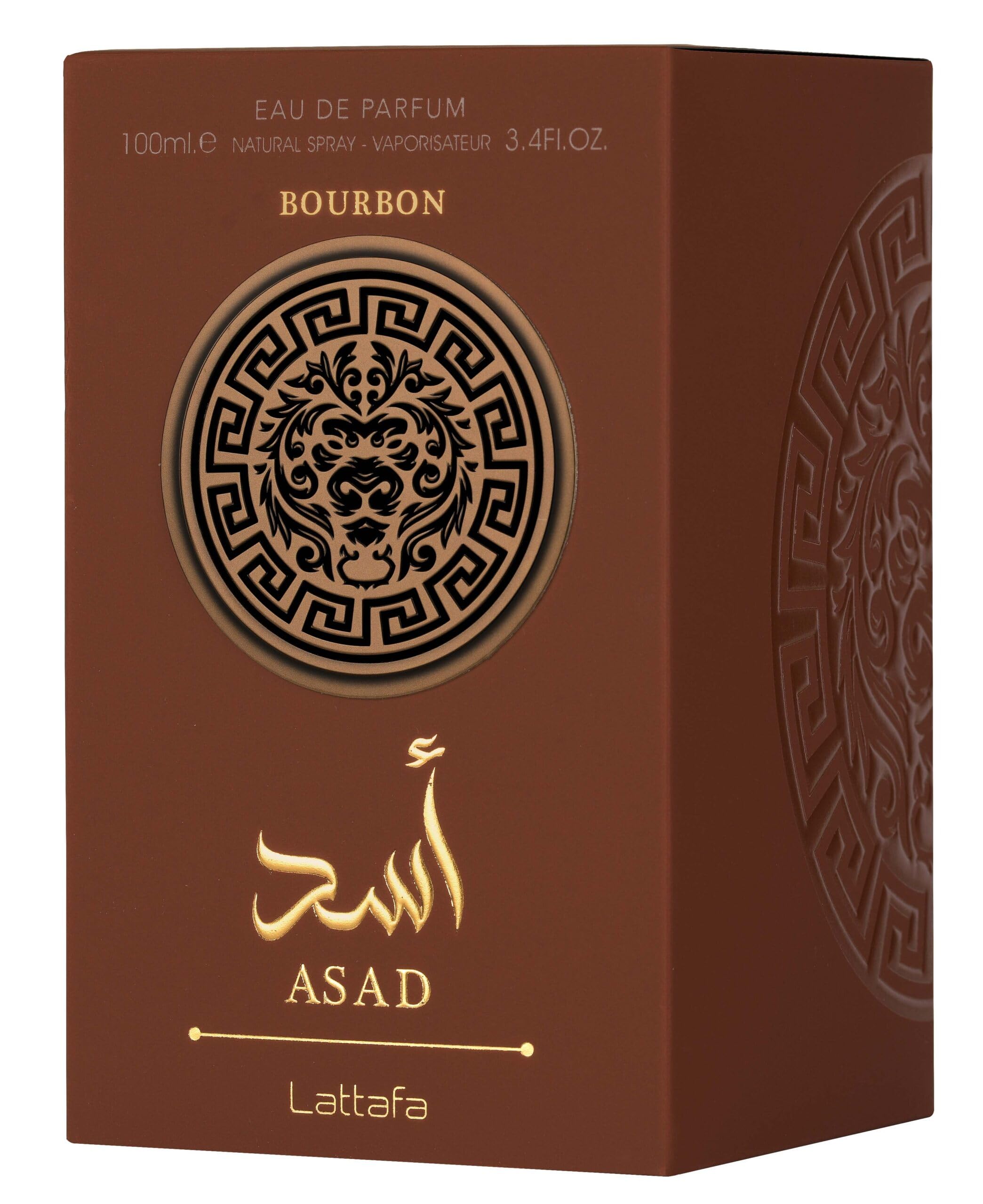 Lattafa Asad Bourbon for Unisex / Unisex EDP 100 ml (3.4 oz) - Thumbnail 3