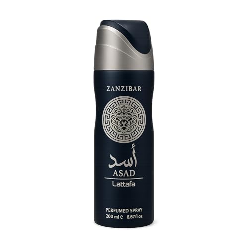 [Deodorant] Lattafa Asad Zanzibar Spicy Marine Floral Gourmand Perfumed Deodorant for - Thumbnail 3