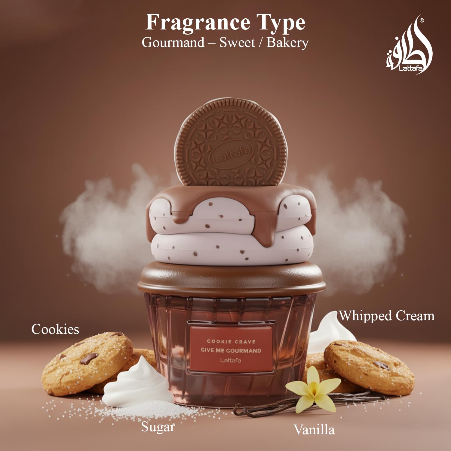 Lattafa Cookie Crave 2.5 U United Arab Emir. 24pcs Bybox EDP