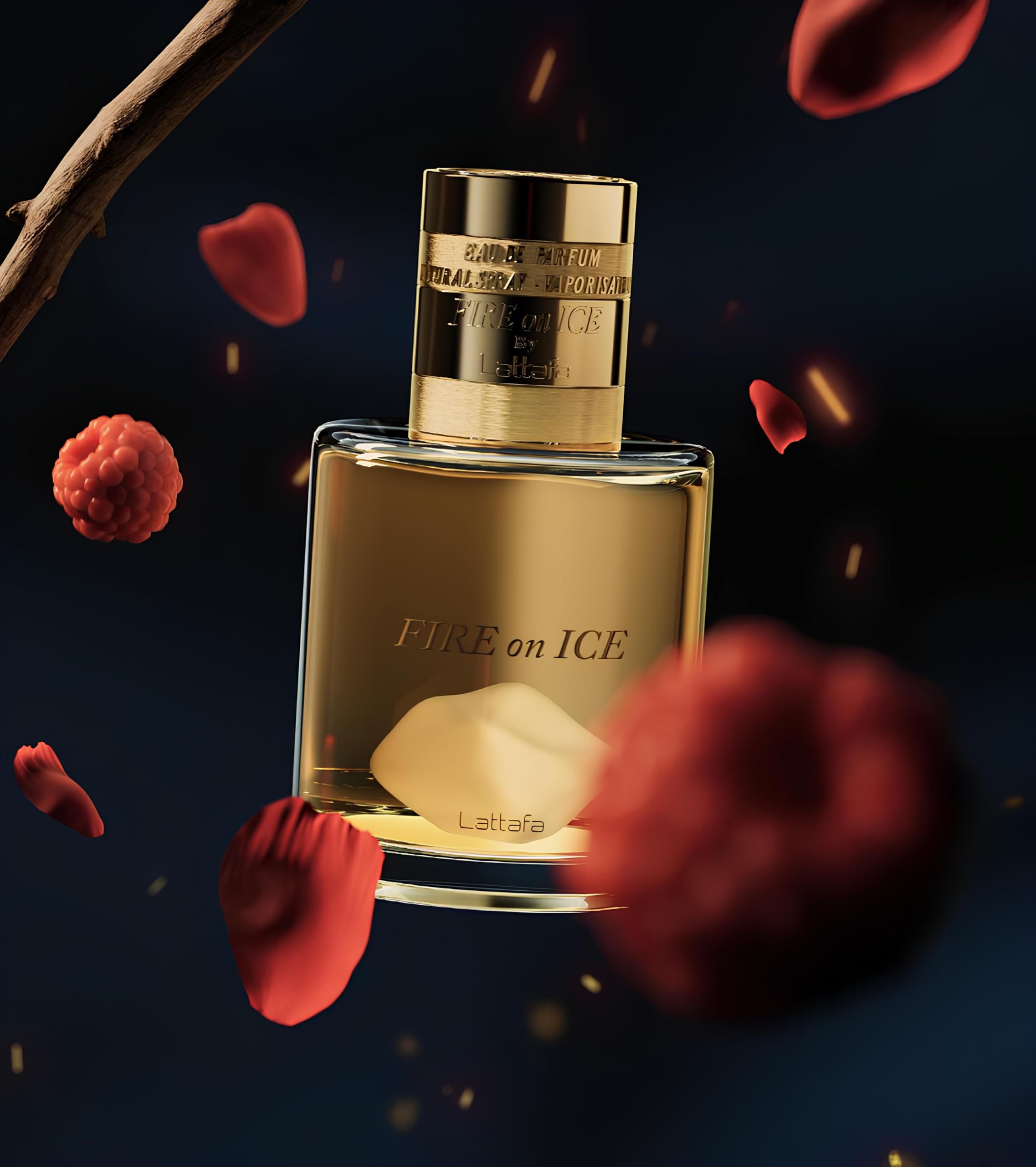 Lattafa Fire On Ice Fruity Spicy Woody Ambery Long Lasting for Unisex / Unisex