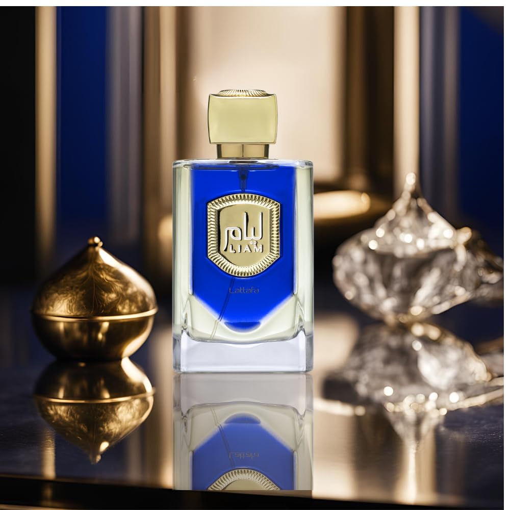 Lattafa Liam Blue Shine for Unisex Unisex EDP 3.4 oz - Thumbnail 2