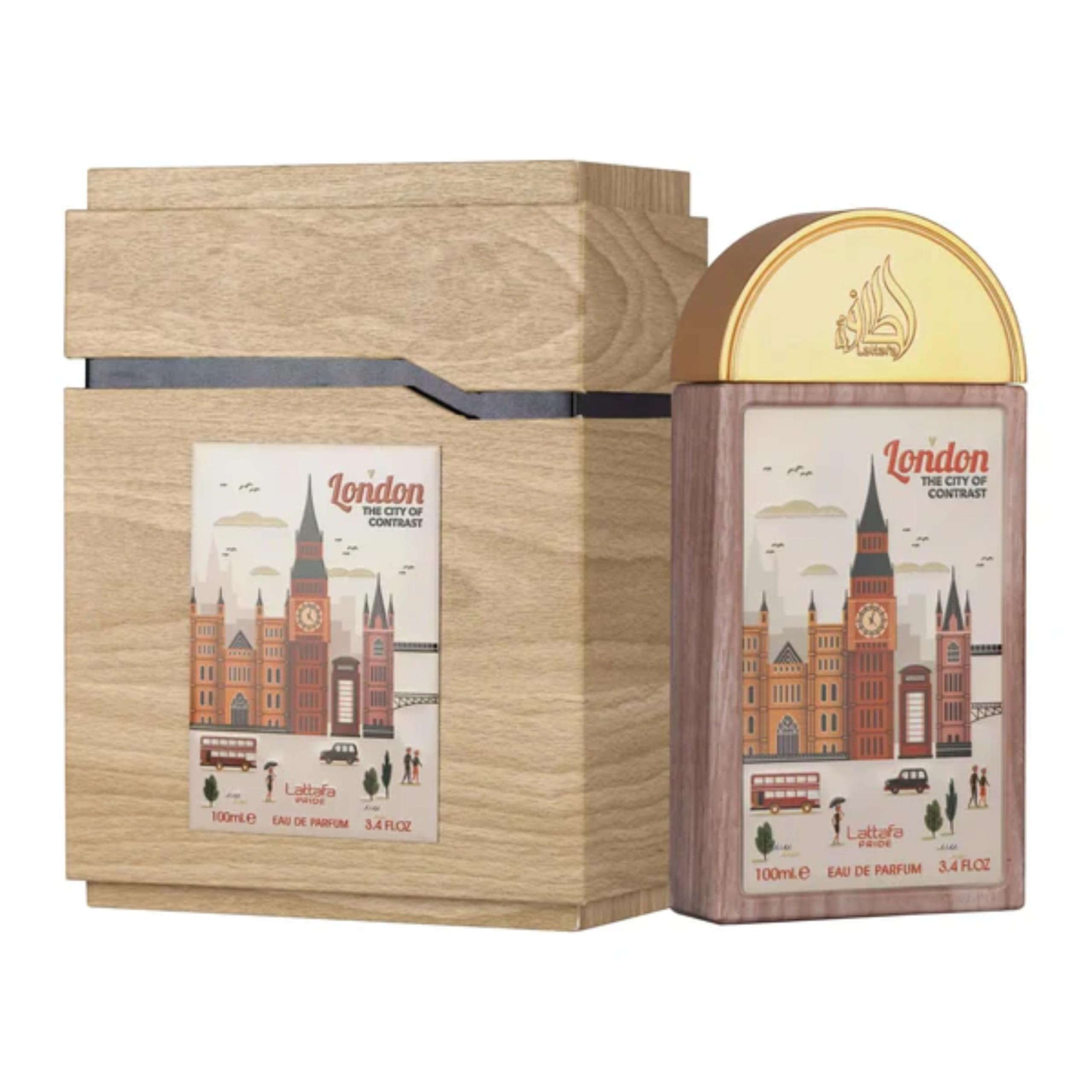 Lattafa Pride London City On Contrast / 100 ml (3.4 oz) - Thumbnail 3