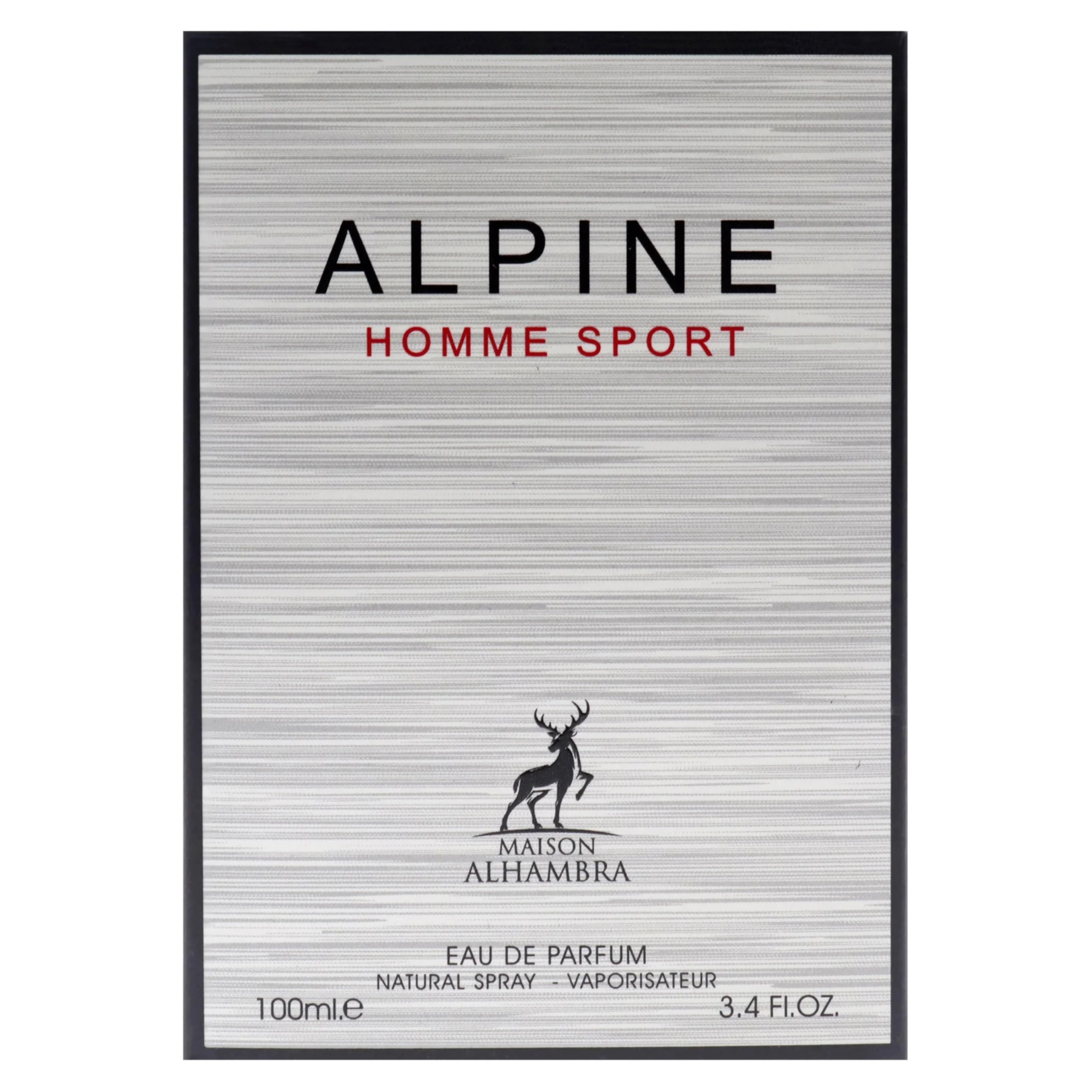 Maison Alhambra Alpine Homme Sport / For Men EDP 100 ml (3.4 oz) - Thumbnail 3