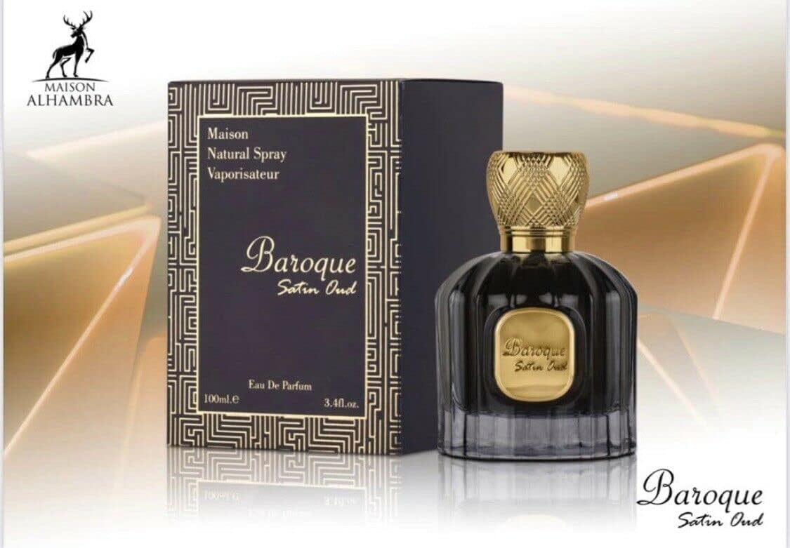 Maison Alhambra Baroque Satin Oud 3.4 U 3 United Arab Emir. 1pcs Bybox EDP - Thumbnail 2