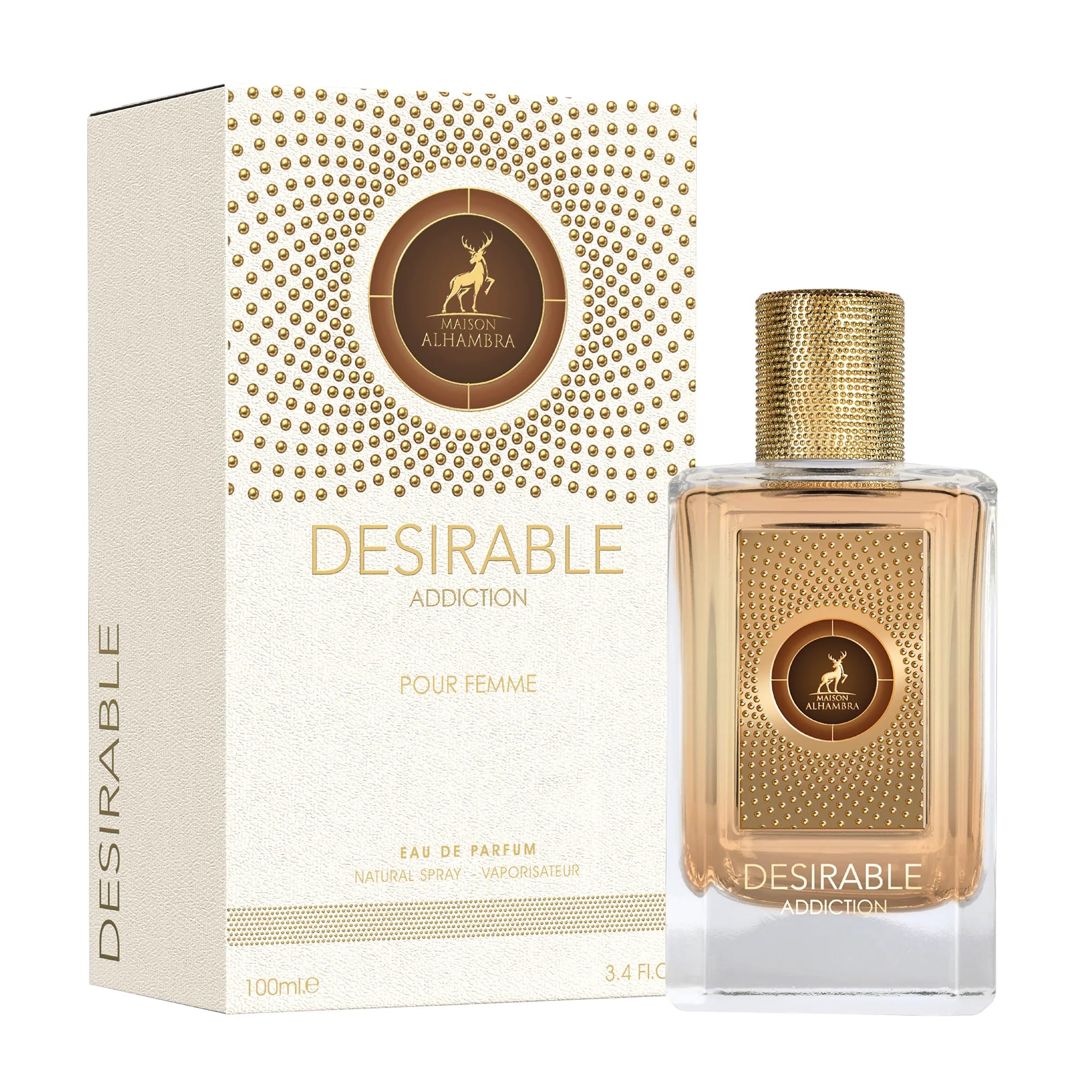 Desirable Addiction By Maison Alhambra For Men EDP 3.4 oz - Thumbnail 2