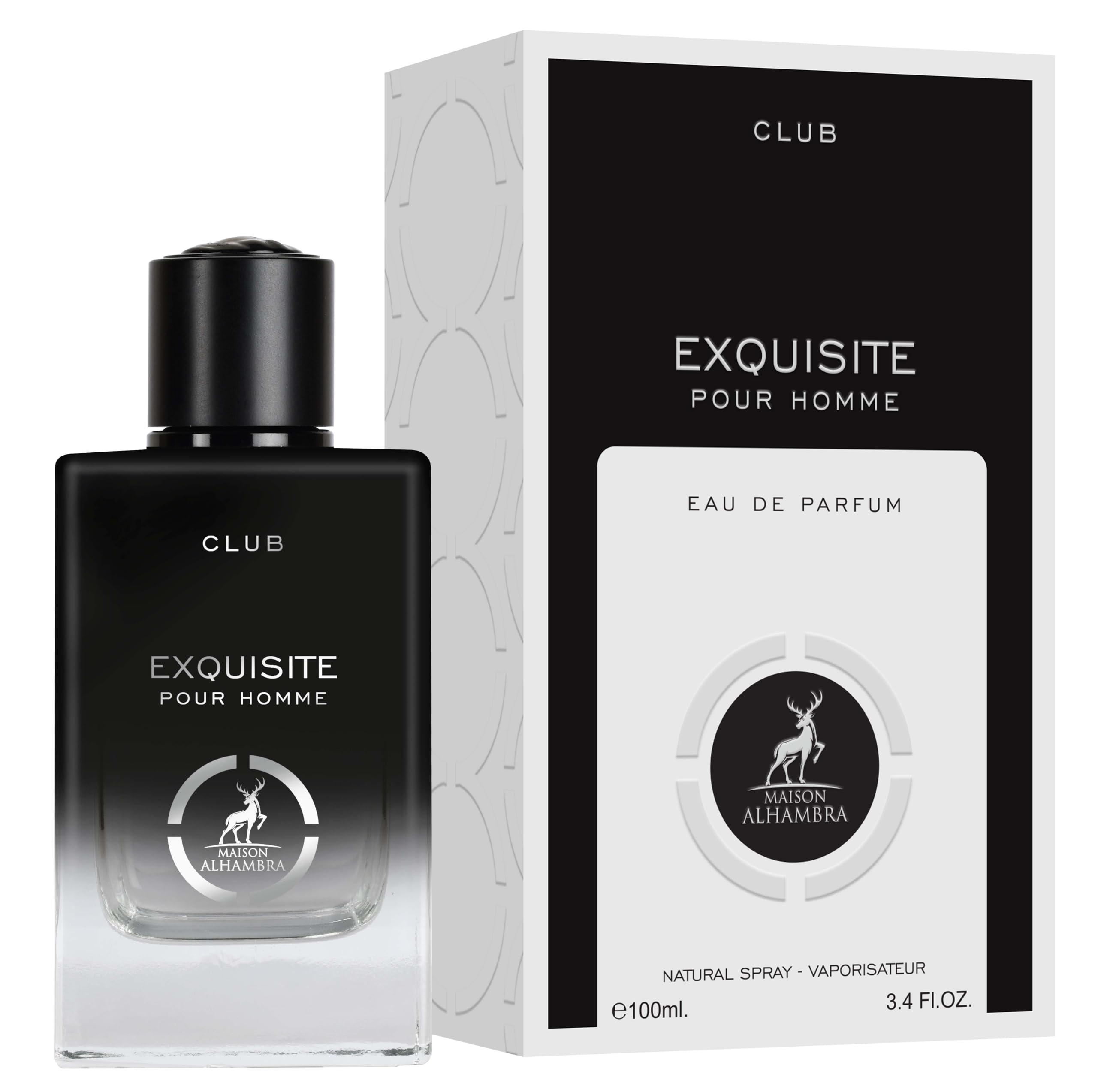 Club Exquisite By Maison Alhambra For Men EDP 3.4 oz - Thumbnail 2