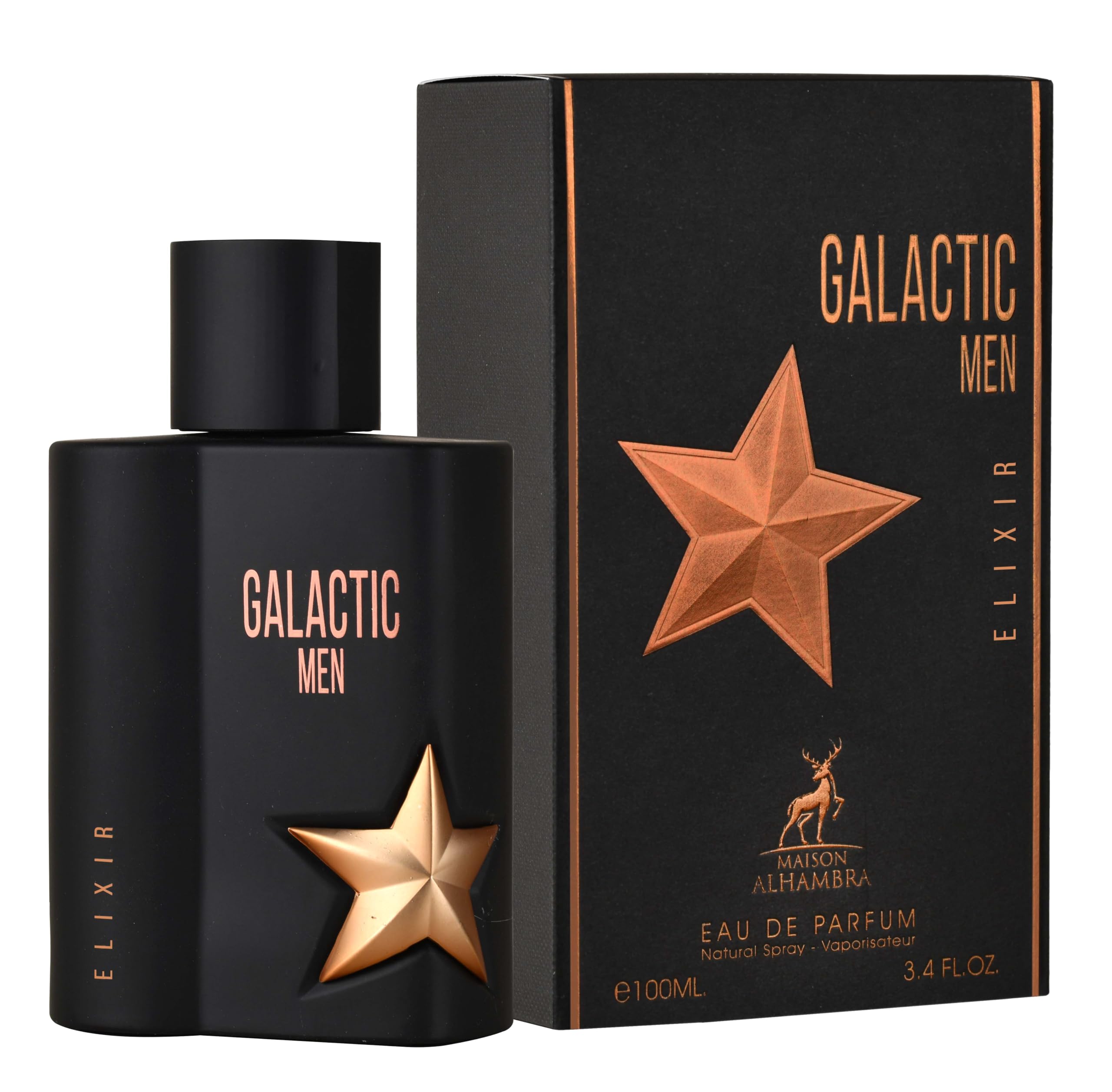 Galatic Elixir By Maison Alhambra For Men EDP 3.4 oz - Thumbnail 2