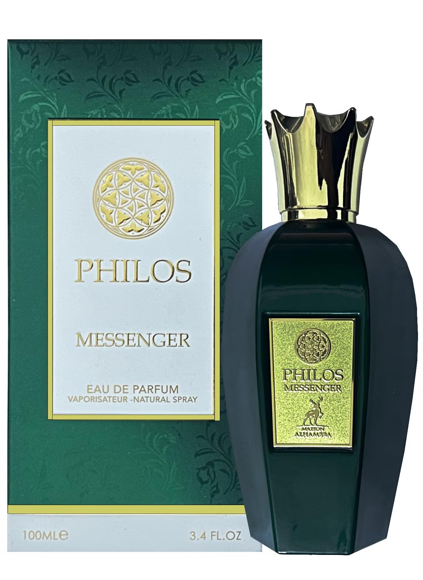 Philos Messenger By Maison Alhambra For Men EDP 3.4 oz - Thumbnail 3