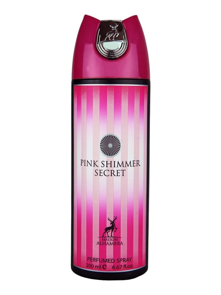 Maison Alhambra Pink Shimmer Perfumed Deo For Women 6.7 oz
