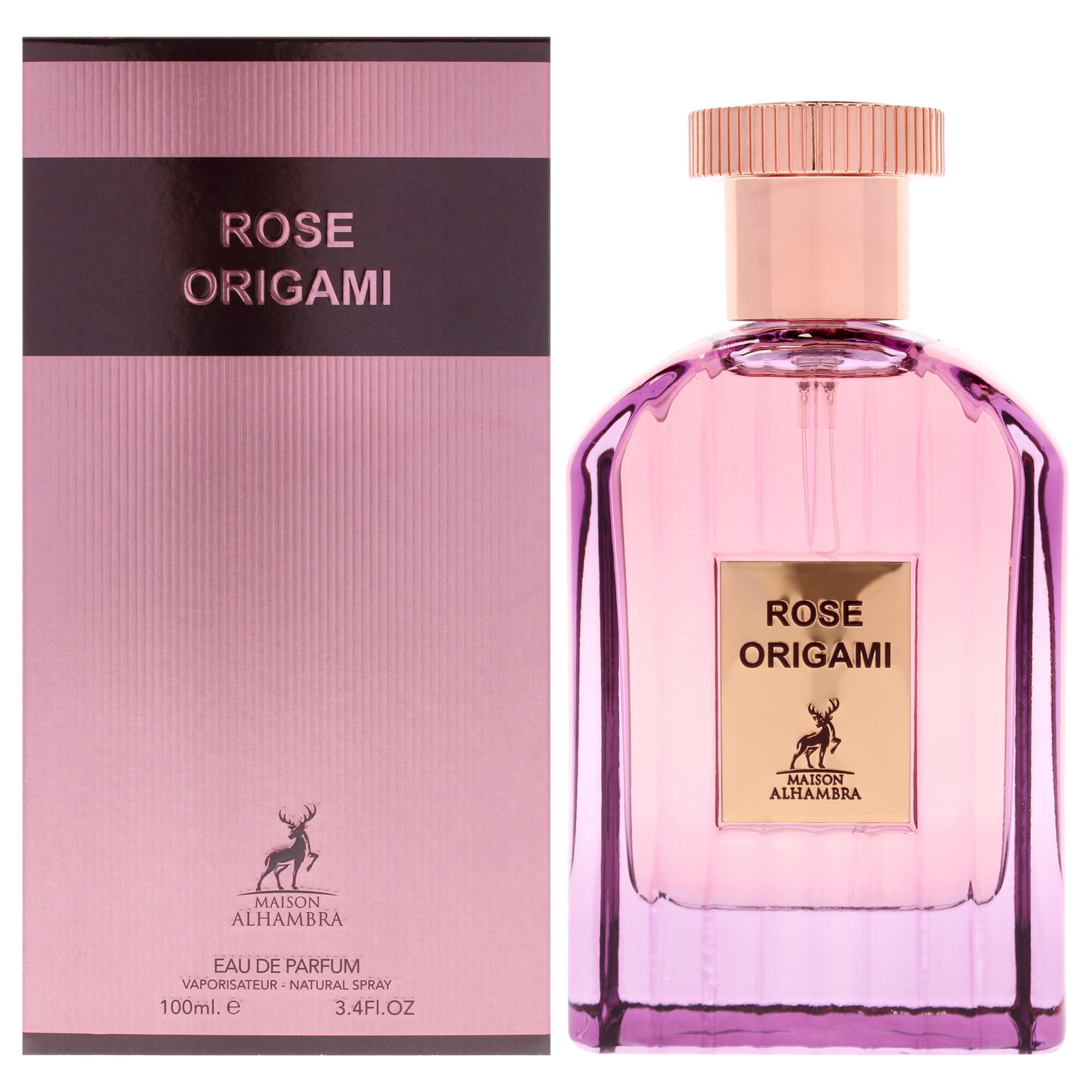 Rose Origami By Maison Alhambra for Unisex Unisex EDP 3.4 oz