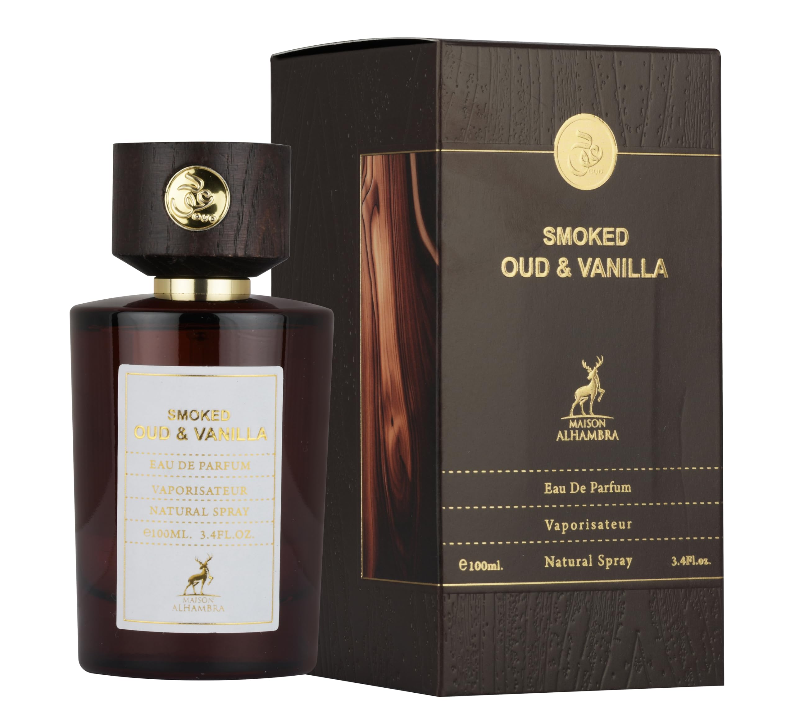Maison Alhambra Smoked Oud Vanilla for Unisex / Unisex EDP 100 ml (3.4 oz)